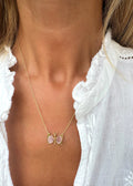 Tourmaline Butterfly Necklace - exclusive online