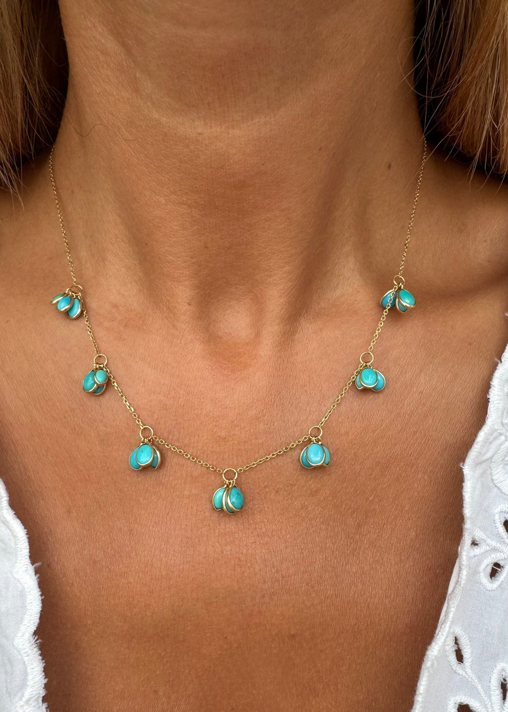 Turquoise Drop Necklace
