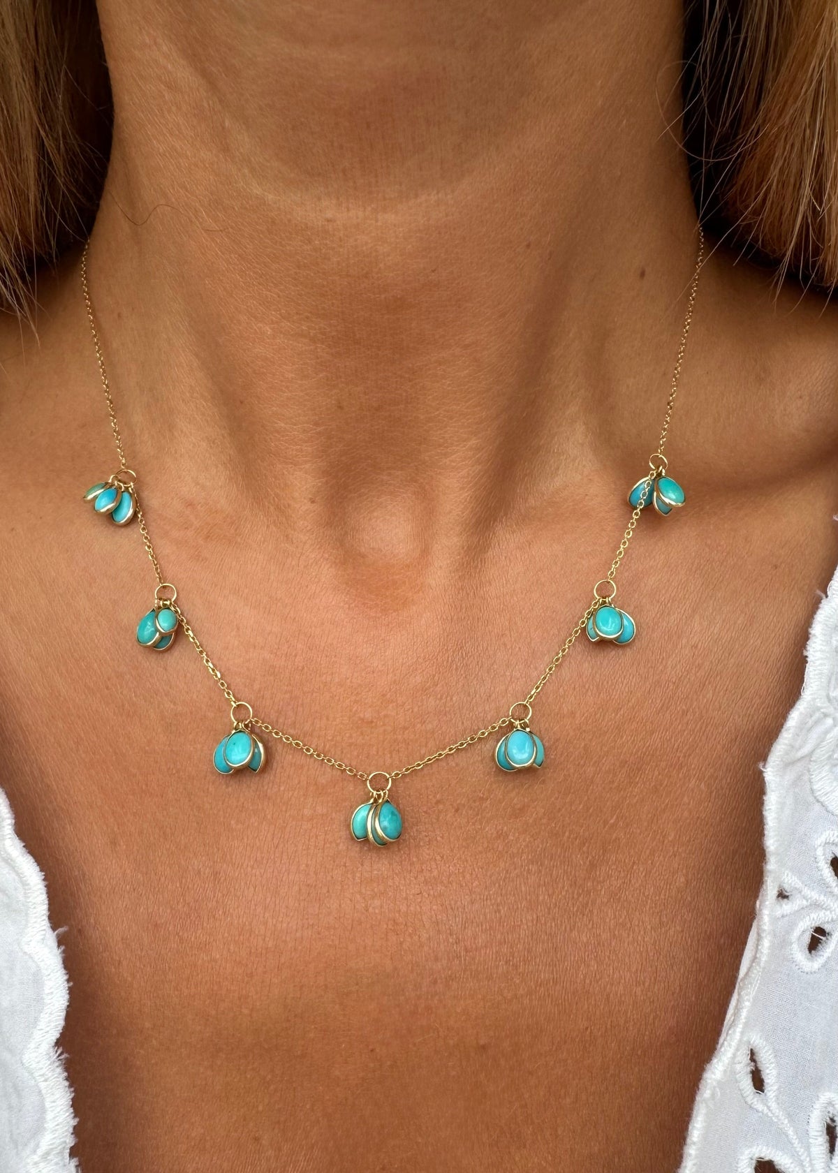 Turquoise Drop Necklace