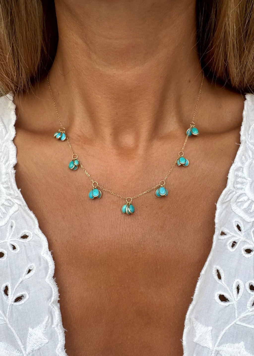 Turquoise Drop Necklace