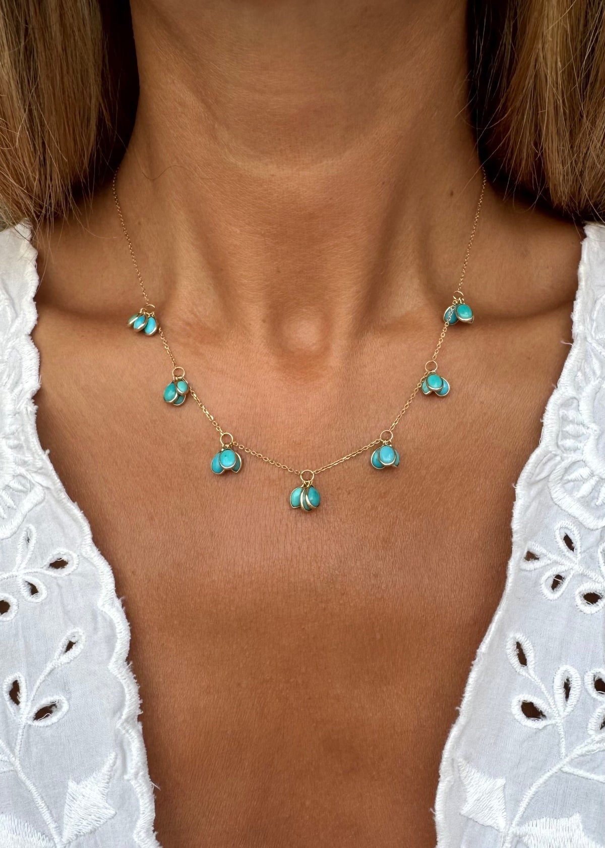 Turquoise Drop Necklace